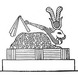 着色页: 埃及神话 (众神与女神) #111392 - 免费可打印着色页