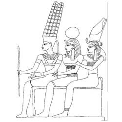 着色页: 埃及神话 (众神与女神) #111463 - 免费可打印着色页