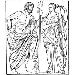 着色页: 希腊神话 (众神与女神) #109772 - 免费可打印着色页