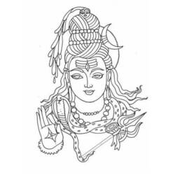 着色页: 印度神话 (众神与女神) #109217 - 免费可打印着色页