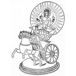 着色页: 印度神话 (众神与女神) #109277 - 免费可打印着色页