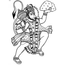 着色页: 印度神话 (众神与女神) #109281 - 免费可打印着色页