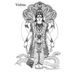 着色页: 印度神话 (众神与女神) #109421 - 免费可打印着色页