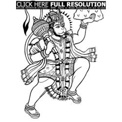 着色页: 印度神话 (众神与女神) #109474 - 免费可打印着色页