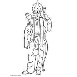 着色页: 印度神话 (众神与女神) #109495 - 免费可打印着色页