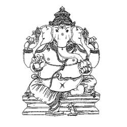 着色页: 印度神话：象头神 (众神与女神) #96862 - 免费可打印着色页