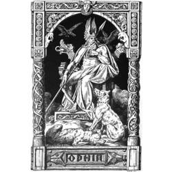 着色页: 北欧神话 (众神与女神) #110414 - 免费可打印着色页