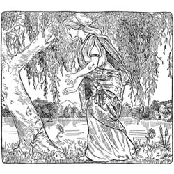 着色页: 北欧神话 (众神与女神) #110481 - 免费可打印着色页