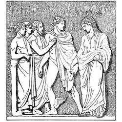 着色页: 罗马神话 (众神与女神) #110014 - 免费可打印着色页