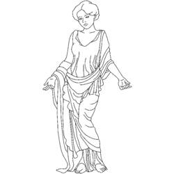 着色页: 罗马神话 - 免费可打印的着色页