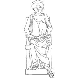 着色页: 罗马神话 (众神与女神) #110111 - 免费可打印着色页