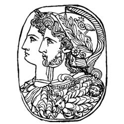 着色页: 罗马神话 (众神与女神) #110119 - 免费可打印着色页