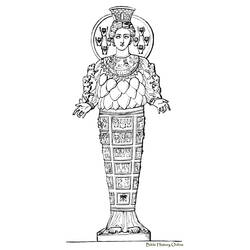 着色页: 罗马神话 (众神与女神) #110254 - 免费可打印着色页