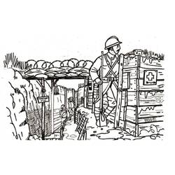 着色页: 停战日 - 免费可打印着色页