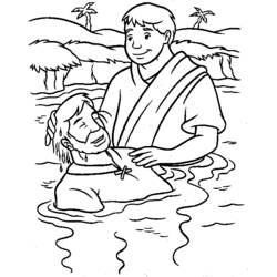 着色页: 洗礼 (节日和庆典) #57473 - 免费可打印着色页