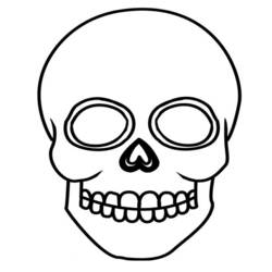 着色页: 亡灵节 - 免费可打印着色页