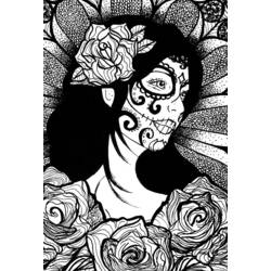 着色页: 亡灵节 (节日和庆典) #60188 - 免费可打印着色页
