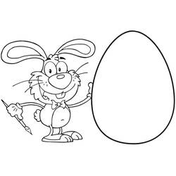 着色页: Easter Bunny (节日和庆典) #200612 - 免费可打印着色页