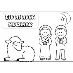 着色页: Eid Mubarak (节日和庆典) #194329 - 免费可打印着色页