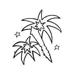 着色页: 烟花 (节日和庆典) #209207 - 免费可打印着色页