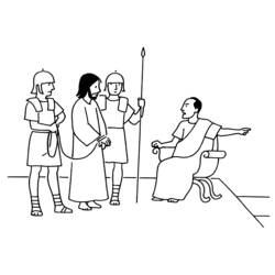 着色页: 耶稣受难日 (节日和庆典) #61062 - 免费可打印着色页