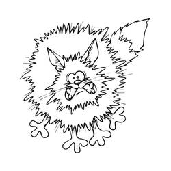 着色页: 万圣节猫 (节日和庆典) #203953 - 免费可打印着色页
