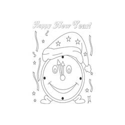 着色页: 新年快乐 (节日和庆典) #60842 - 免费可打印着色页