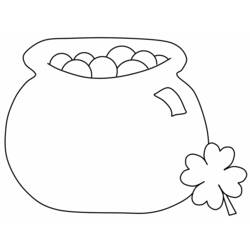 着色页: 圣帕特里克节 (节日和庆典) #57850 - 免费可打印着色页