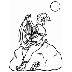 着色页: 圣帕特里克节 (节日和庆典) #57862 - 免费可打印着色页