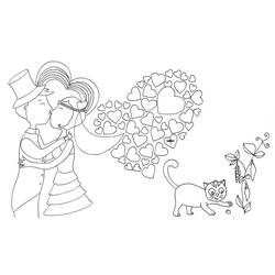 着色页: 婚礼 (节日和庆典) #55956 - 免费可打印着色页