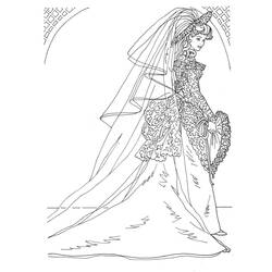 着色页: 婚礼 (节日和庆典) #56120 - 免费可打印着色页