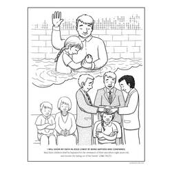 着色页: 洗礼 (假期和特殊场合) #57468 - 免费可打印着色页