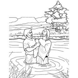 着色页: 洗礼 (假期和特殊场合) #57750 - 免费可打印着色页