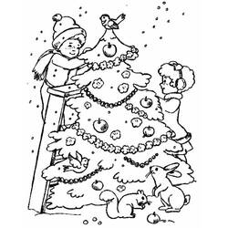着色页: 圣诞节 (假期和特殊场合) #54841 - 免费可打印着色页
