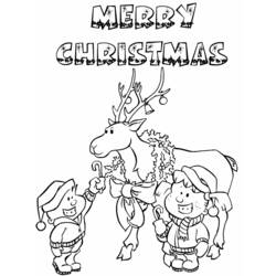着色页: 圣诞节 (假期和特殊场合) #54866 - 免费可打印着色页