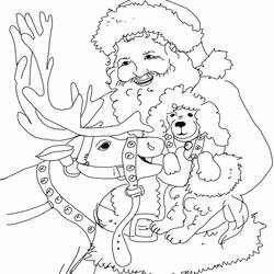 着色页: 圣诞节 (假期和特殊场合) #54895 - 免费可打印着色页