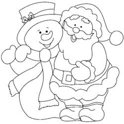 着色页: 圣诞节 (假期和特殊场合) #54990 - 免费可打印着色页