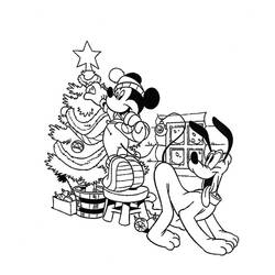 着色页: 圣诞节 (假期和特殊场合) #55101 - 免费可打印着色页