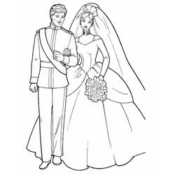 着色页: 婚礼 (假期和特殊场合) #55946 - 免费可打印着色页