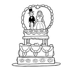 着色页: 婚礼 (假期和特殊场合) #55955 - 免费可打印着色页