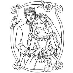 着色页: 婚礼 (假期和特殊场合) #55966 - 免费可打印着色页