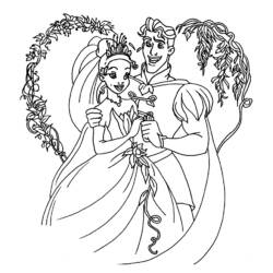 着色页: 婚礼 (假期和特殊场合) #56074 - 免费可打印着色页