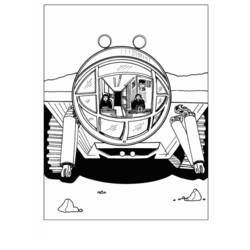 着色页: 宇航员 (行业和专业) #87645 - 免费可打印着色页
