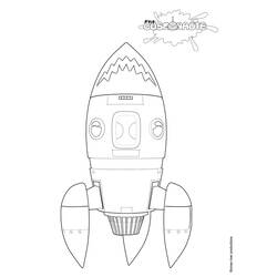 着色页: 宇航员 (行业和专业) #87697 - 免费可打印着色页