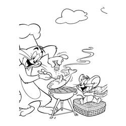 着色页: 厨师 (行业和专业) #91855 - 免费可打印着色页