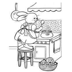 着色页: 厨师 (行业和专业) #91897 - 免费可打印着色页