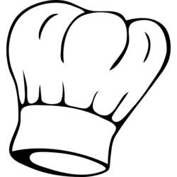 着色页: 厨师 (行业和专业) #92013 - 免费可打印着色页