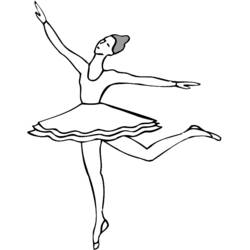 着色页: 舞蹈家 (行业和专业) #92132 - 免费可打印着色页