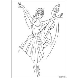 着色页: 舞蹈家 (行业和专业) #92152 - 免费可打印着色页