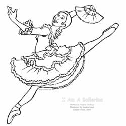 着色页: 舞蹈家 (行业和专业) #92334 - 免费可打印着色页